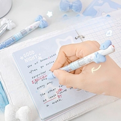 [ Set 12 Cây ] Bút Bi Khô Nhanh 2 Màu ROSPOSY [ 0.5mm - Đen / Đỏ ] - 95811