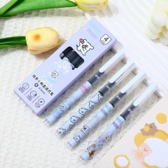 [ Set 12 Hộp ] Bút Bi Gel [ 0.5mm - Đen ] - 95973