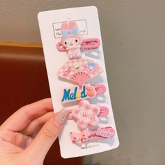 [ Set 10 Bộ ] Kẹp Tóc [ 1 Bộ 5 Cái ] - 16234