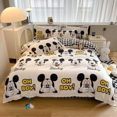 Bộ Chăn Ga Lạnh 4 Món [ Chăn 200*230cm / Ga 230*230cm / 2 x Vỏ Gối 48*74cm ] - 16261