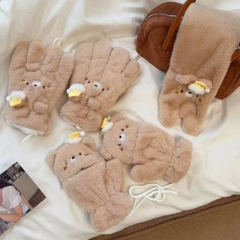 [ Bộ 3 Món ] Găng Tay / Khăn Choàng Cổ - 18170