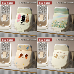 [ Set 4 Cái ] Gương Để Bàn LED [ 2 Size ] - 18329