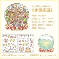 [ Set 50 Túi ] Sticker Trang Trí 3D / Hơn 50 Mẫu [ 13*19cm ] - 18516