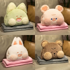 [ Set 2 Bộ ] Gối 35*35cm / Chăn 100*170cm - 18564