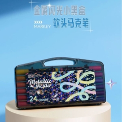 [ Set 2 Hộp ] Bút Dạ Kim Tuyến [ 12-24-36-48 Màu ] - 19213