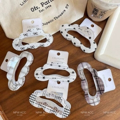 [ Set 12 Cái ] Kẹp Tóc [ Acrylic / 11-13cm ] - 19813