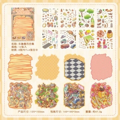 [ Set 12 Bộ ] Sticker Trang Trí 3D [ 1 Bộ 8 Khung Cảnh ] - 19993