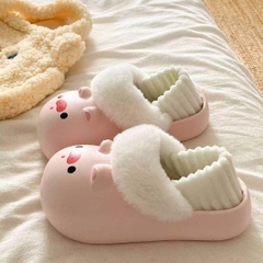 [ Set 2 Đôi ] Dép Bông Chống Trượt Đế Cao [ Size : 36 > 41 ] - 19978