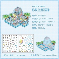 [ Set 50 Túi ] Sticker Trang Trí 3D / Hơn 50 Mẫu [ 13*19cm ] - 18516