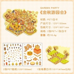 [ Set 50 Túi ] Sticker Trang Trí 3D / Hơn 50 Mẫu [ 13*19cm ] - 18516