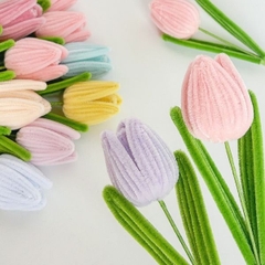 [ Set 20 Nhánh ] Hoa Tulip Kẽm Nhung - 18188