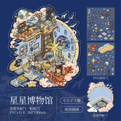 [ Set 4 Túi ] Sticker Trang Trí 3D [ 19*16cm ] - 95633