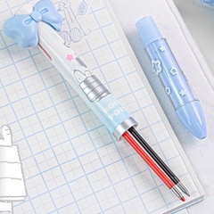 [ Set 12 Cây ] Bút Bi Khô Nhanh 2 Màu ROSPOSY [ 0.5mm - Đen / Đỏ ] - 95811