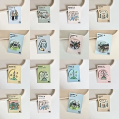 [ Set 10 Cái ] Sticker Từ Tính Gia Đình - 95949