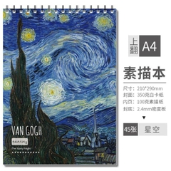 [ Set 4 Quyển ] Sổ Vẽ Giấy Dày [ 29*21cm - 45 Tờ ] - 96752