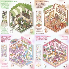 [ Set 30 Túi ] Sticker 3D [ Mix Mẫu ] - 16342
