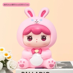 [ Set 2 Cái ] Hộp Đựng Tiền Tiết Kiệm [ 	17*15*24cm - 	15*13*19cm ] - 17084