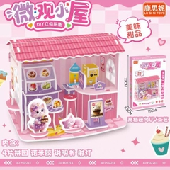 [ Set 8 Bộ ] Mô Hình Nhà DIY - 18101