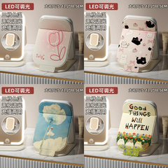 [ Set 4 Cái ] Gương Để Bàn LED [ 2 Size ] - 18329