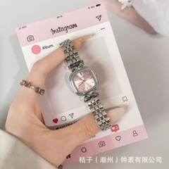 Đồng Hồ Nữ Thạch Anh Hồng GEDI [ Thép Không Rỉ / Chống Nước / Kính Dày 8mm / Đường Kính 23mm / Size Tay : 12.5-18cm ] - 18358