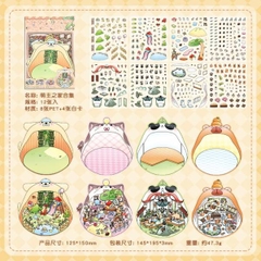 [ Set 12 Bộ ] Sticker Trang Trí 3D [ 1 Bộ 8 Khung Cảnh ] - 19993