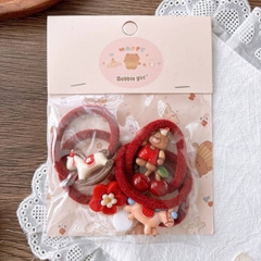 [ Set 12 Vỉ ] Kẹp Tóc / Cột Tóc - 20505