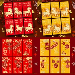[ Set 100 Xấp ] Lì Xì [ Xấp 6 Cái / Size To ] - 20613