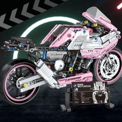 Lego Siêu Xe BMW S1000RR Pink [ Size 1:14 / 32cm ] - 21582