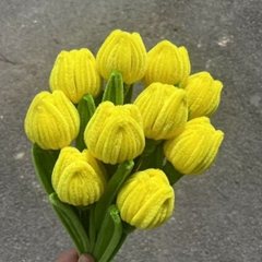 [ Set 20 Nhánh ] Hoa Tulip Kẽm Nhung - 18188