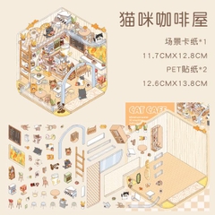 [ Set 10 Túi ] Sticker Trang Trí 3D [ 36 Mẫu ] - 935193