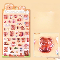 [ Set 20 Túi ] Sticker 3D - 95540