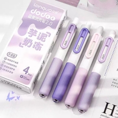 [ Set 10 Hộp ] Bút Bi Gel Doudou 2.0 [ 0.5mm - Đen - 1 Hộp 4 Cây ] - 95856