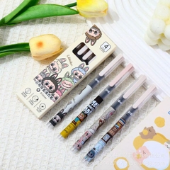 [ Set 12 Hộp ] Bút Bi Gel [ 0.5mm - Đen ] - 95973