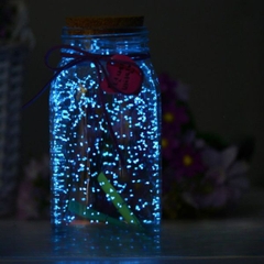 [ Set 10 Cái ] Bình Đựng Sao Dạ Quang [ Giao Nhiều Màu -  Chỉ Bình Và Nắp ] - 96143