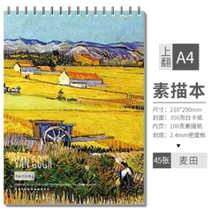 [ Set 4 Quyển ] Sổ Vẽ Giấy Dày [ 29*21cm - 45 Tờ ] - 96752