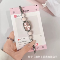 Đồng Hồ Nữ Thạch Anh Hồng GEDI [ Thép Không Rỉ / Chống Nước / Kính Dày 8mm / Đường Kính 23mm / Size Tay : 12.5-18cm ] - 18358