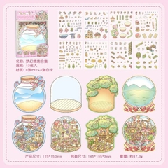 [ Set 12 Bộ ] Sticker Trang Trí 3D [ 1 Bộ 8 Khung Cảnh ] - 19993