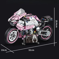 Lego Siêu Xe BMW S1000RR Pink [ Size 1:14 / 32cm ] - 21582