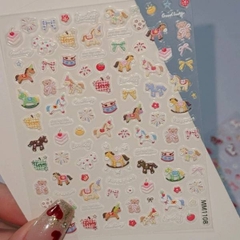 [ Set 20 Tấm ] Sticker Dán Nail - 21845