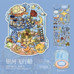 [ Set 4 Túi ] Sticker Trang Trí 3D [ 19*16cm ] - 95633