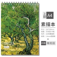 [ Set 4 Quyển ] Sổ Vẽ Giấy Dày [ 29*21cm - 45 Tờ ] - 96752