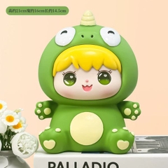 [ Set 2 Cái ] Hộp Đựng Tiền Tiết Kiệm [ 	17*15*24cm - 	15*13*19cm ] - 17084