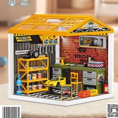 [ Set 2 Bộ ] Mô Hình Nhà DIY - 18098