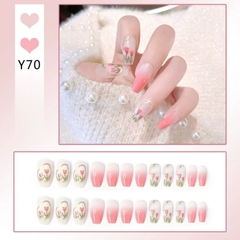 [ Set 10 Hộp ] Nail [ 24 PCS + Keo Thạch ] - 21946