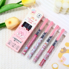 [ Set 12 Hộp ] Bút Bi Gel [ 0.5mm - Đen ] - 95973