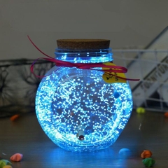 [ Set 10 Cái ] Bình Đựng Sao Dạ Quang [ Giao Nhiều Màu -  Chỉ Bình Và Nắp ] - 96143