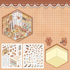 [ Set 12 Túi ] Sticker Trang Trí 3D [ 12.2*13.1cm ] - 96228