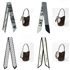 [ Set 20 Cái ] Khăn Lụa Dài Hàn Quốc [ 88*6cm ] - 18111