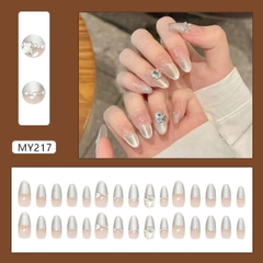 [ Set 5 Hộp ] Nail [ 30 PCS - Kèm Dụng Cụ Dán ] - 16556