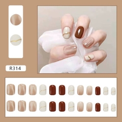 [ Set 5 Hộp ] Nail Giá Rẻ [ 24 PCS - Kèm Dụng Cụ Dán ] - 16559